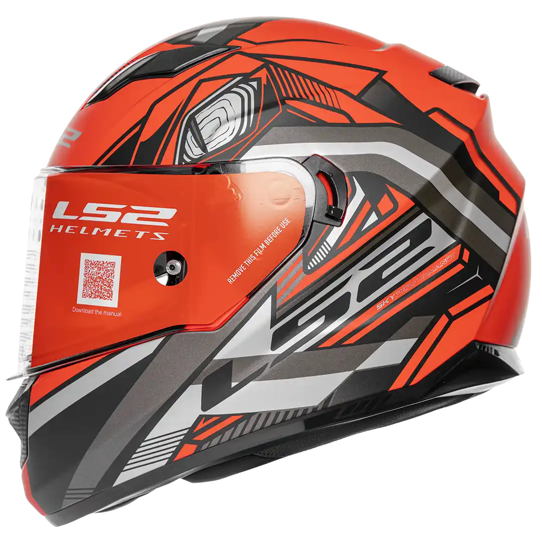 CASCO LS2 FF320 REFLEX NEGRO MATE/ROJO